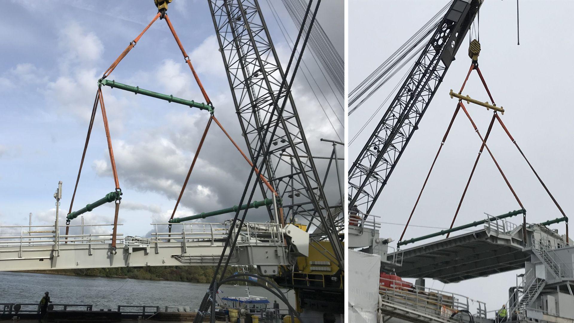 Hapo Bridge Lifting in Calais