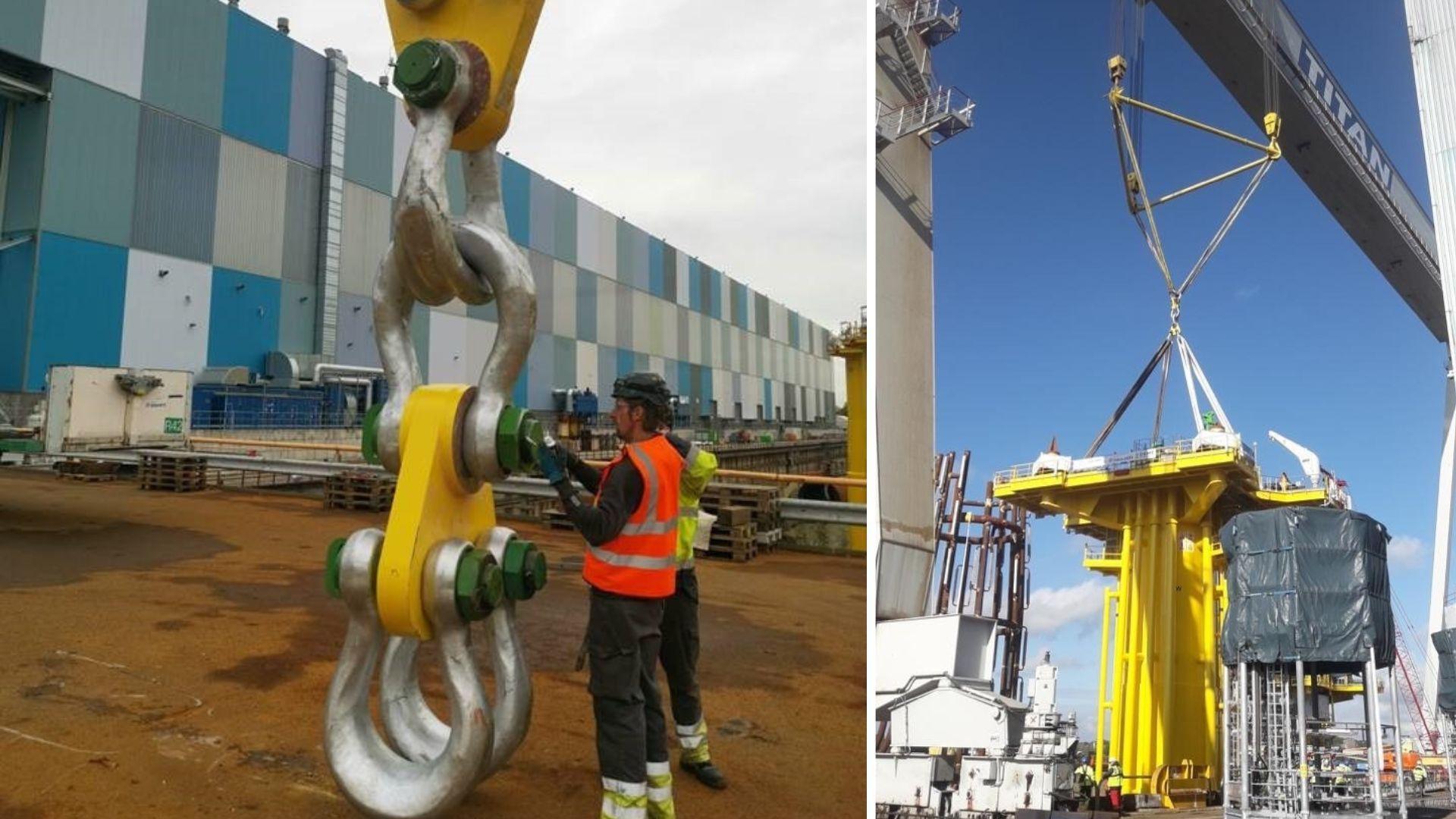 Triple lift at Smulders Projects