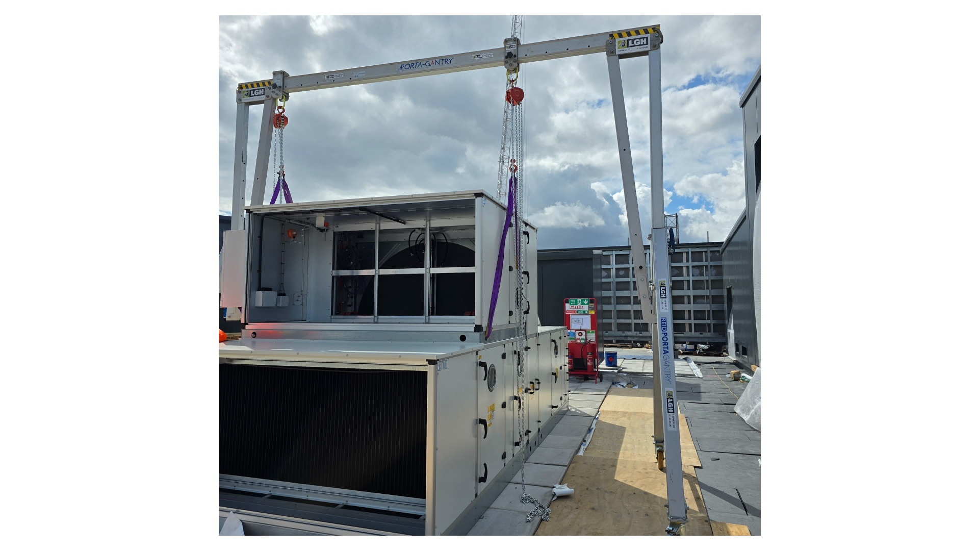 Aluminium gantry