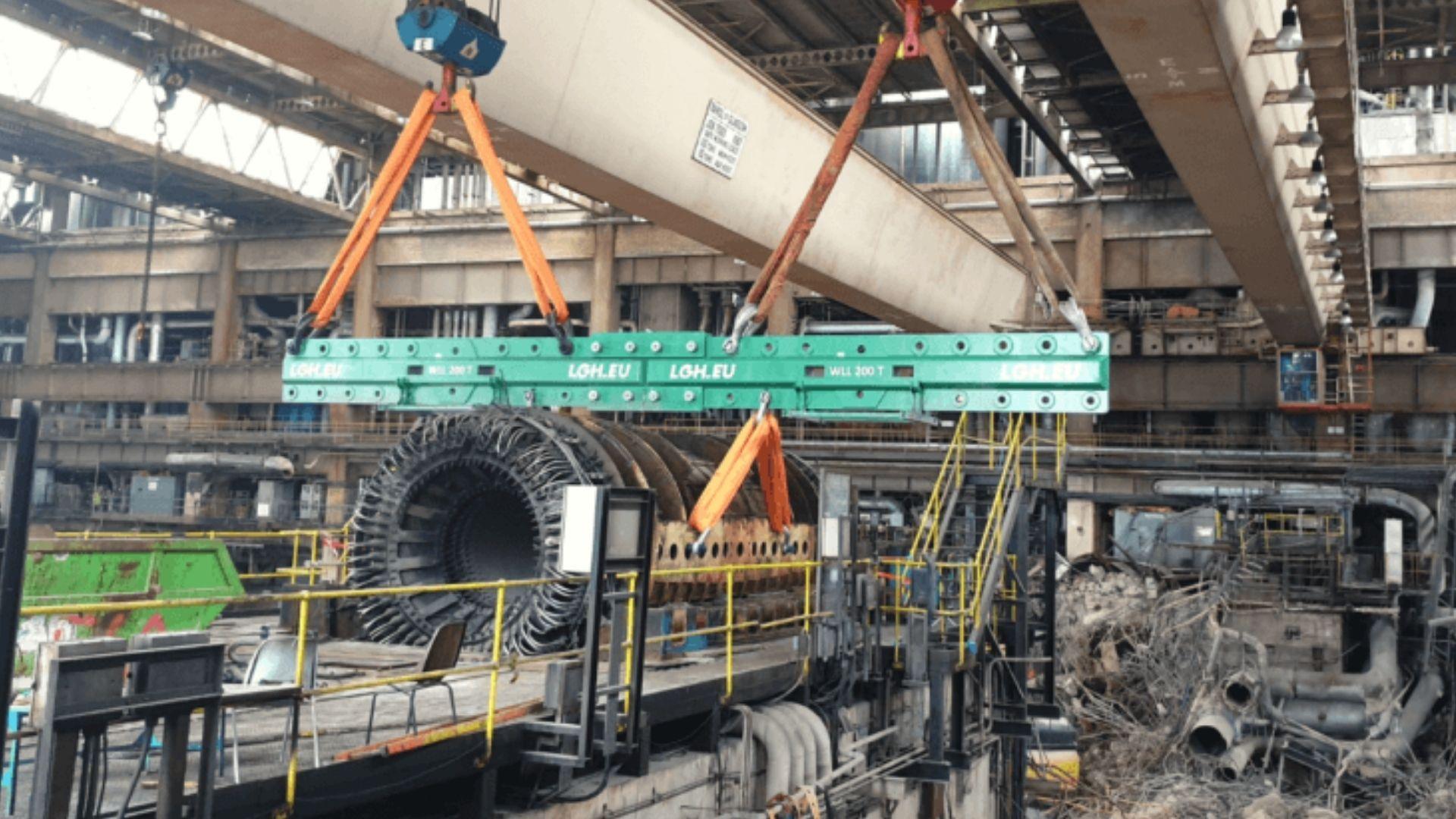 Rugeley Power Station Stator Removal